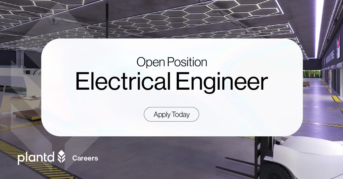 We’re designing and building a 100% electric factory of the future. An electric goal that needs exceptional electrical engineers to design it into a carbon-efficient reality.

plantdmaterials.com/careers 

#ElectricalEngineering #Engineering #Hiring #Technology #Startup