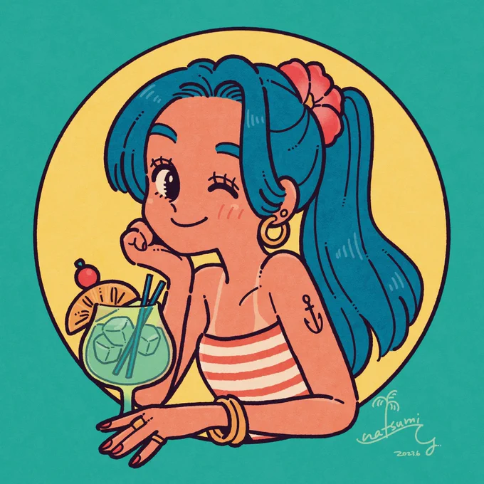 sun-kissed