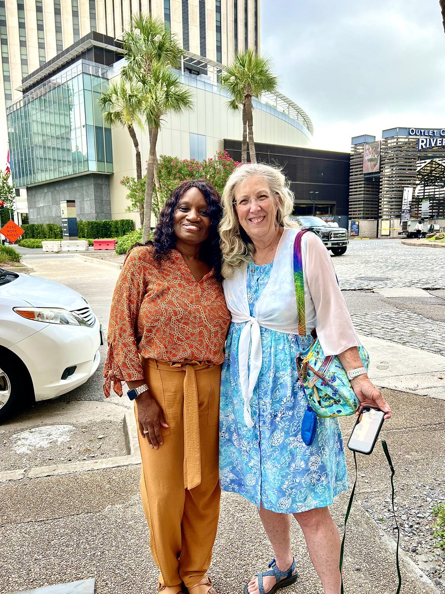Day 2 in New Orleans for the #AANP23 Conference. I was able to see two Presidents of AANP (present @AprilKapu and past @DrAngieNP) @PresidentAANP @tnnpa @AANP_NEWS