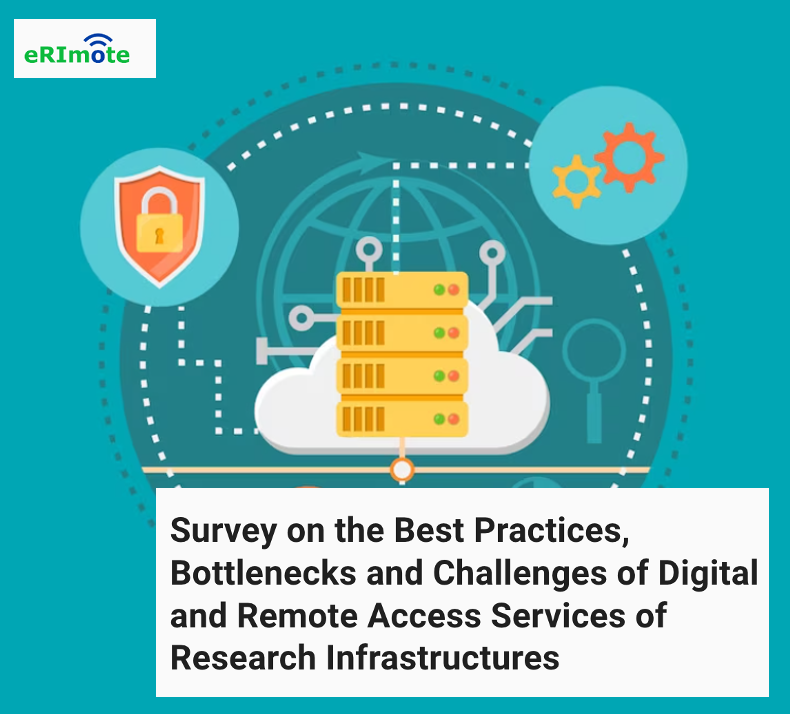🙏🏽Participate in 10-minute survey on best practices, bottlenecks &amp; challenges in providing #remote access in research: erimote.eu/wp5survey-2023

Improving remote access to research infrastructure is crucial &amp; it requires expertise from across the research community. <a href="/eRImote_EU/">eRImote</a>
