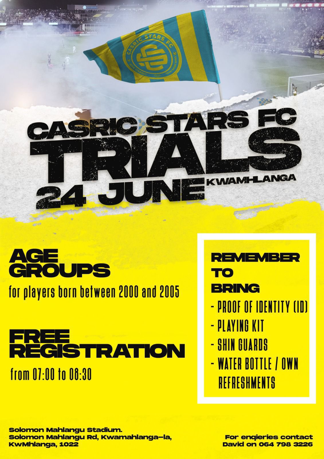 Football Stage on Twitter "🚨 TRIALS ALERT 🚨 [Mpumalanga] Motsepe