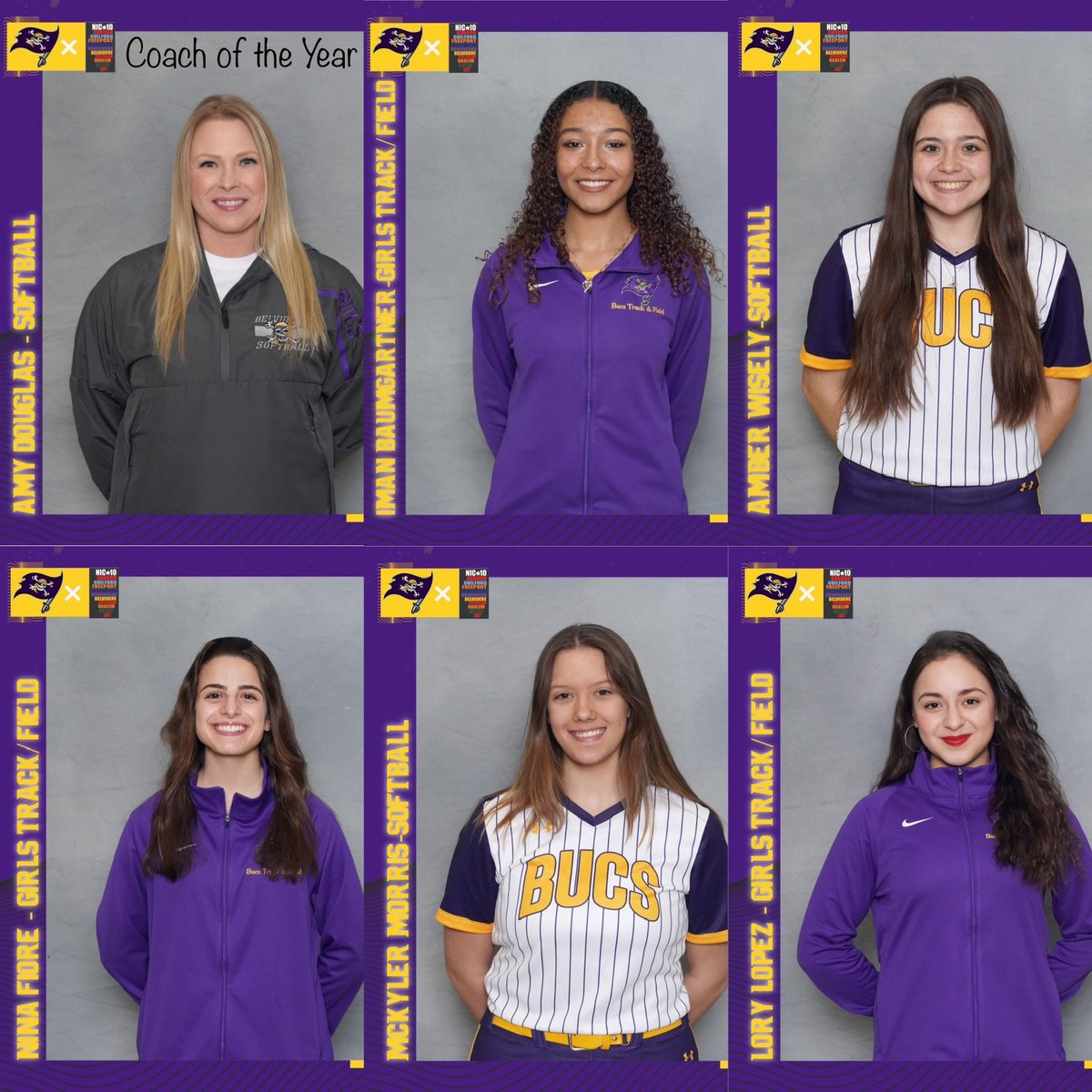 As we enjoy summer, attend camps, use IHSA Contact Days, &amp; BUC TOUGH Training, we wanted to celebrate our achievements from SPR ‘23!  
Another great season for Bucs as we "Strive for Greatness"!
NIC-10 1st Team All-Conference (pictured)