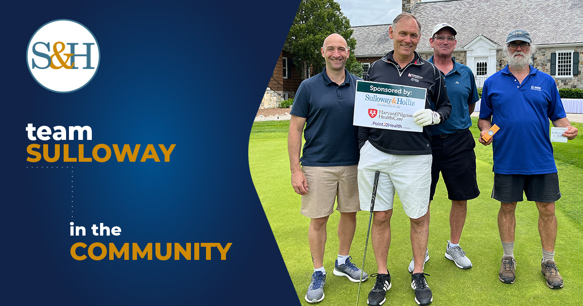 Sulloway &amp; Hollis is a proud supporter of the  New Hampshire Medical Society <a href="/NHMedSociety/">New Hampshire Medical Society</a> and sponsors their annual Golf Tournament at Concord Country Club. Attorneys Brad Holt and Eric Passeggio hosted this year's #TeamSulloway.