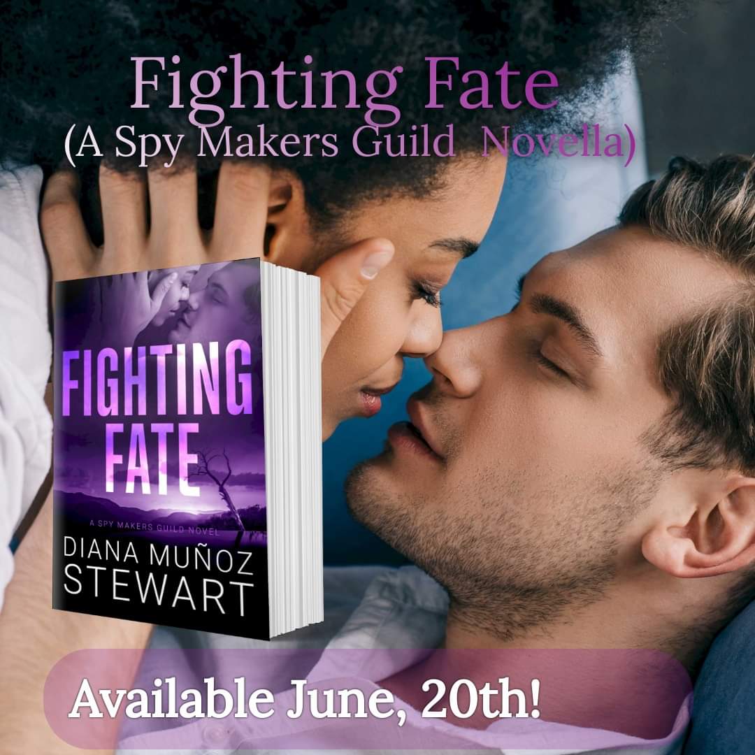Fighting Fate is a new Spy Makers Guild Novella by Diana Muñoz Stewart ! Get started on it today ➞ amzn.to/45rH5El⁣⁣
⁣⁣⁣⁣
⁣⁣#dianamunozstewart #FightingFate #SpyMakersGuild #romanticsuspense #amreading   #romanceaddict #bookishnews #XpressoTours @XpressoTours