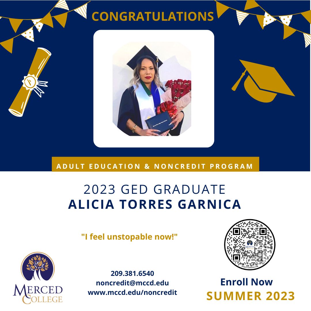 Congratulations Alicia!
¡Felicidades Alicia!