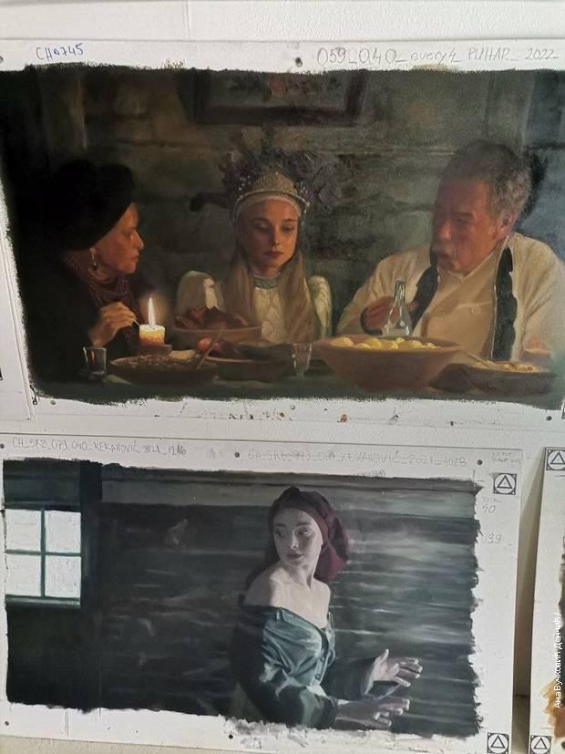 PLinSerbia's tweet photo. U današnjoj #Filmorama @RadioBeograd2 poslušajte producentkinju J. Angelovski, supervizora projekta V. Vinkića i slikarku A. Đukić koji govore o stvaranju animiranog filma „Seljaci”, adaptaciji istoimenog romana 🇵🇱 nobelovca V. #Rejmont.
#digitalkraft #BreakThruFilms #Chłopi https://t.co/wwSS4LqMvQ