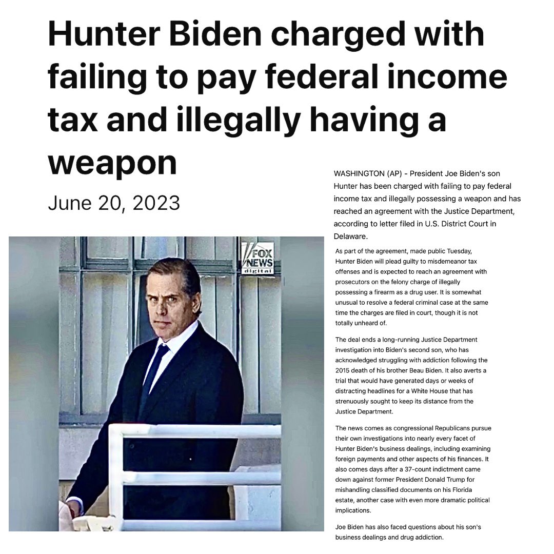 #BIDENS #HUNTERBIDEN #THEBIDENS #INVESTIGATIONS #WEAPONSCHARGE #PAYINGTAXES #TAXPAYERS #WASHINGTONDCNEWS wsvn.com/news/us-world/… #PRESIDENTJOEBIDEN #POLITICSTODAY #TODAYSNEWSUPDATE #TODAYSNEWSPAPER #HEADLINESTODAY #TODAYSHEADLINES #NEWSSTORY #POLITICSNATION #TAXEVASION #TAXCRIMES