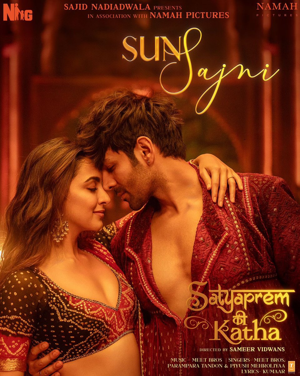 Can’t keep calm because this one is going to be a banger. #SunSajni #KartikAaryan #SatyaPremKiKatha