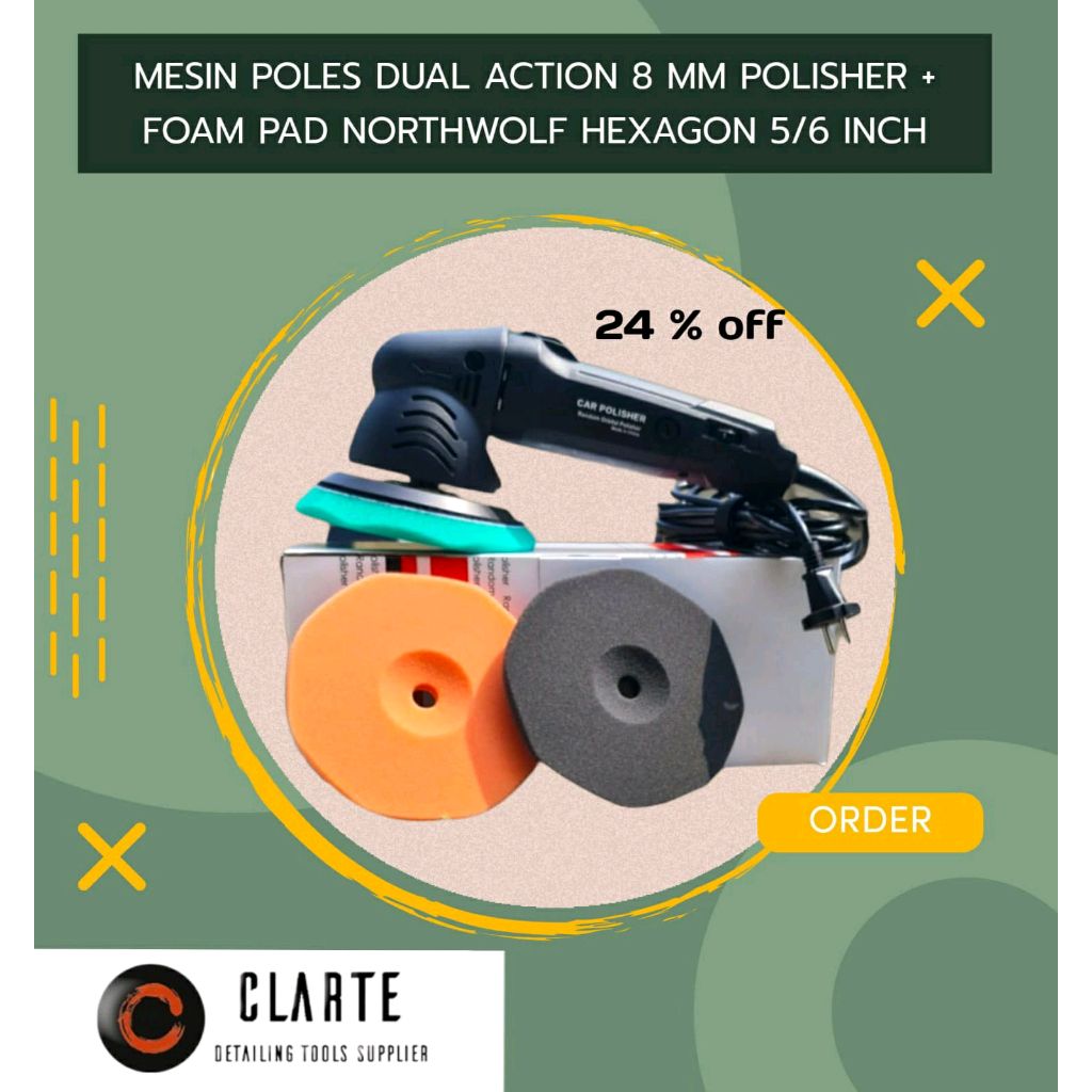 Cek Mesin Poles Dual Action Polisher Paket Bukan Shinemate Bukan Meguiars. dengan harga Rp1.990.000. Dapatkan di Shopee sekarang! shope.ee/4V8NmKyrw2?sha…