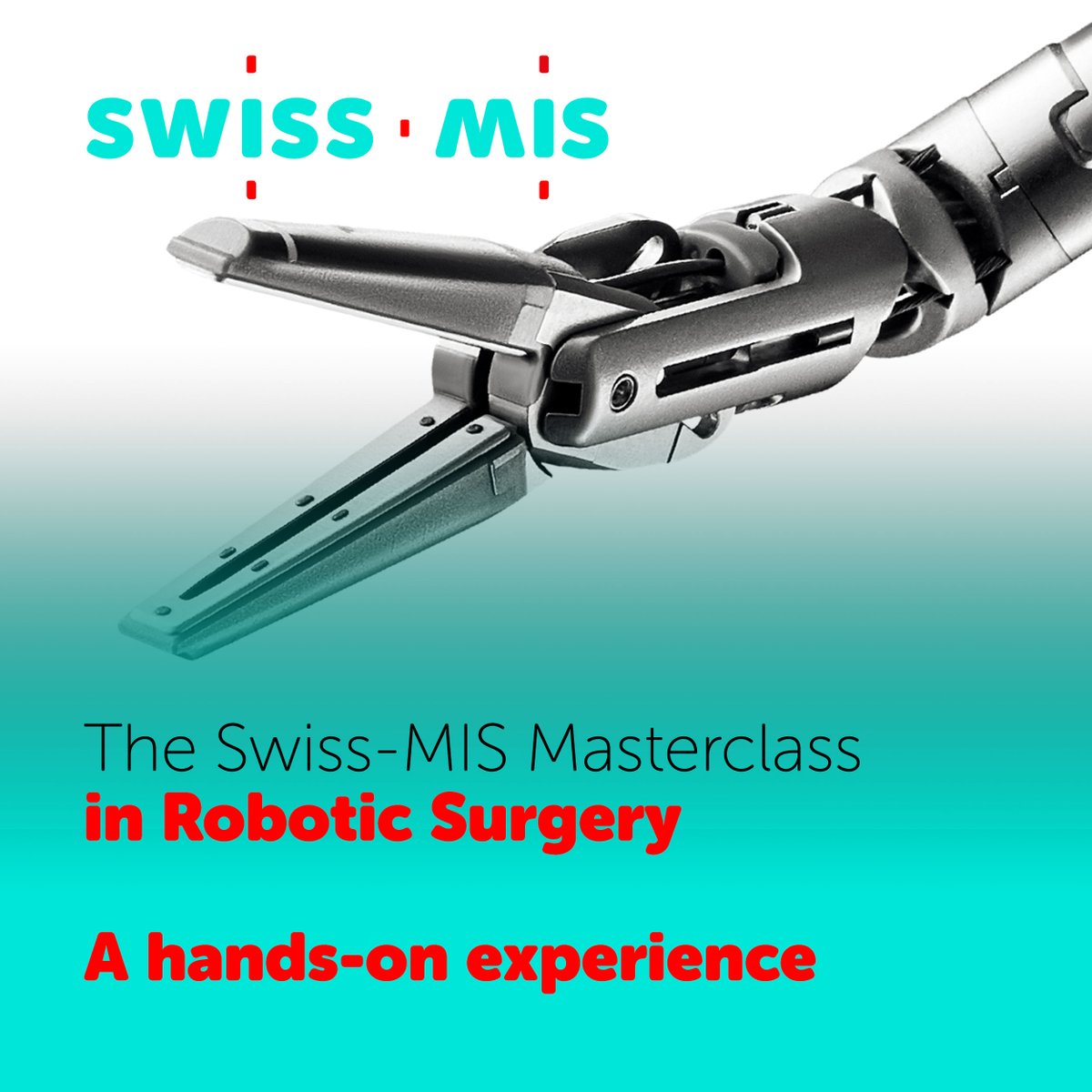 In tradition of our popular Swiss-MIS masterclasses, we launch in 2023 a new masterclass in Robotic Surgery. You still can apply until June 30th, 2023. Please find all information about the masterclass and your application on swiss-mis.ch.https://t.co/d3jiOLnmHd
