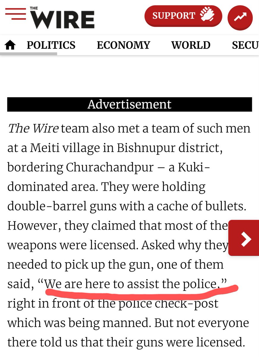 Why would a civilian need arms to assist the Police? # burning & looting? Its crystal clear the state forces along with militants are the perpetrators. Separate Administration is needed of the hour. @EastMojo @IndiaTodayNE @mtfdelhi @unlawful_lawyer @ChongloiN @haokip_alice