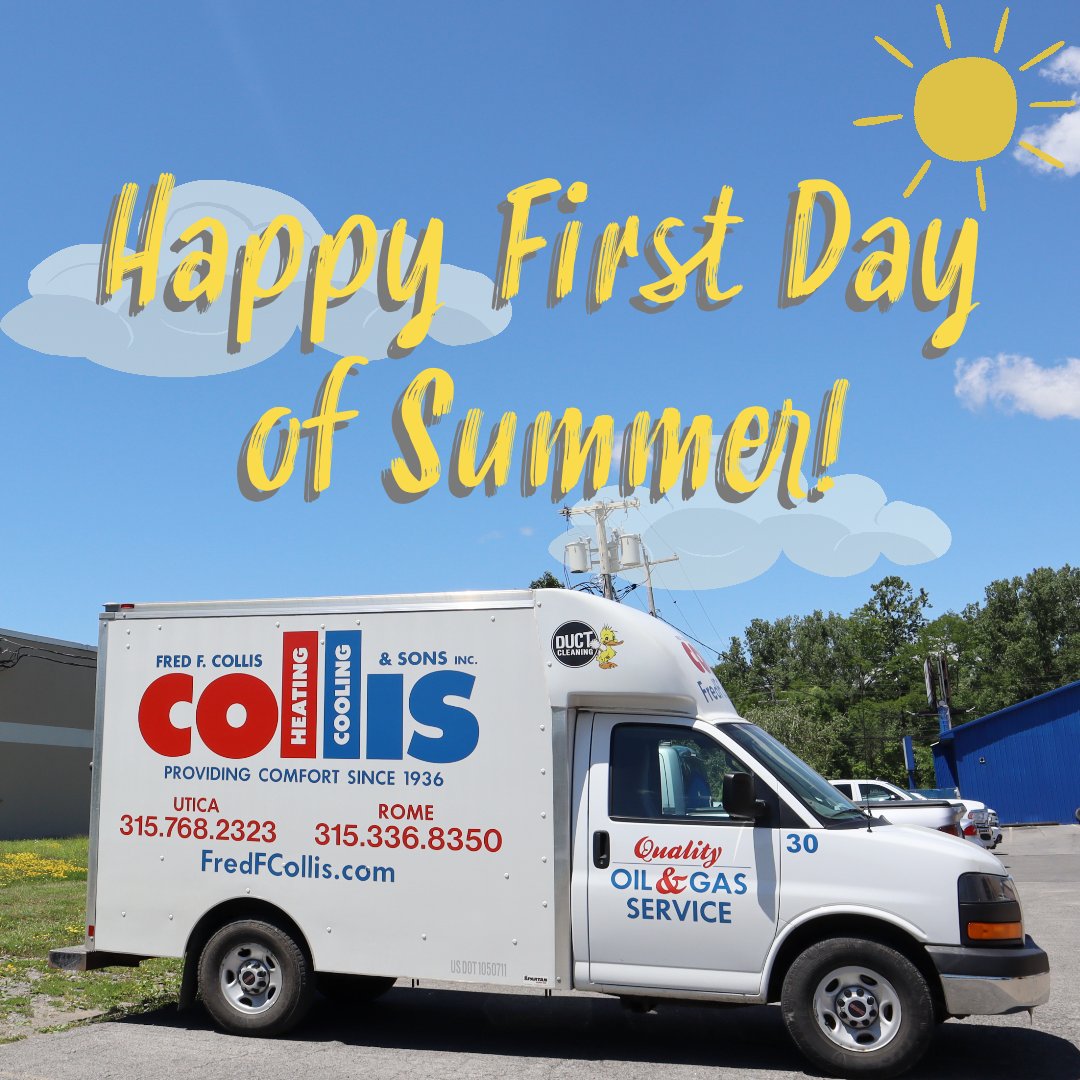 Happy First Day of Summer! We hope everyone enjoys the beautiful weather today. ☀️ #firstdayofsummer #summer #uticany #syracuseny #cny #mohawkvalley