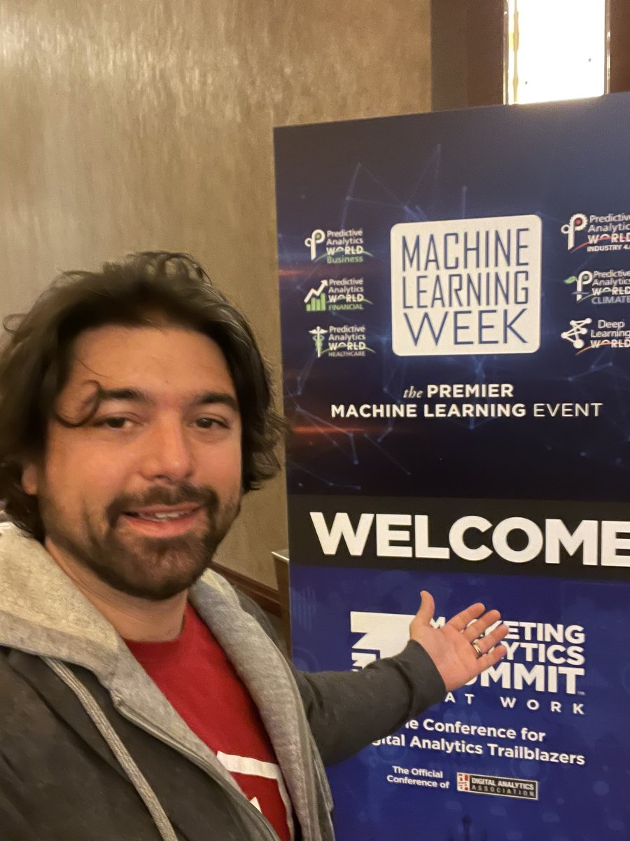 Excited to be back in Vegas for Machine Learning Week  and Conversion Conference #mlweek #ConversionConf … and I’m early!!