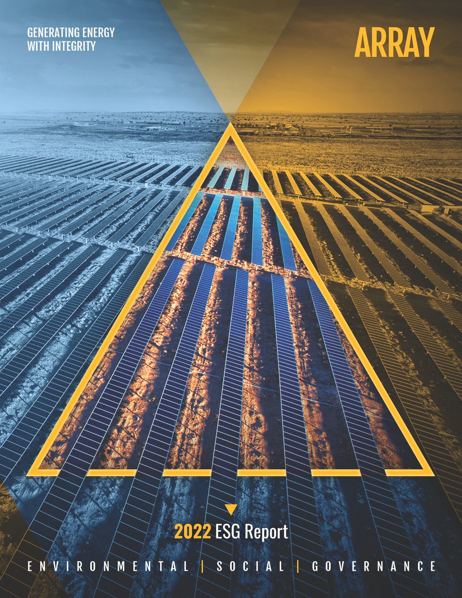 Our 2022 ESG Report is now live! 🌍 Discover our sustainability journey and the positive impact we're making. Click here to read the report: arraytechinc.com/our-story/esg/… #ShineTogether