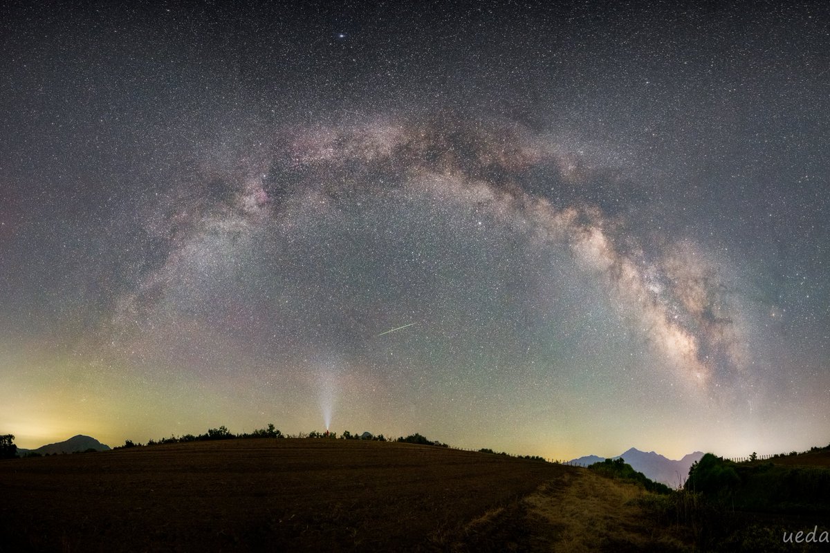 新潟県で撮影した天の川のアーチ🌟📸