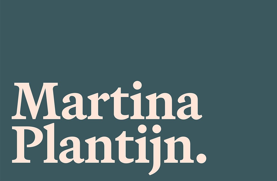 [New Font Release] Klim Type Foundry released Martina Plantijn. bit.ly/46fCOnS #typecache