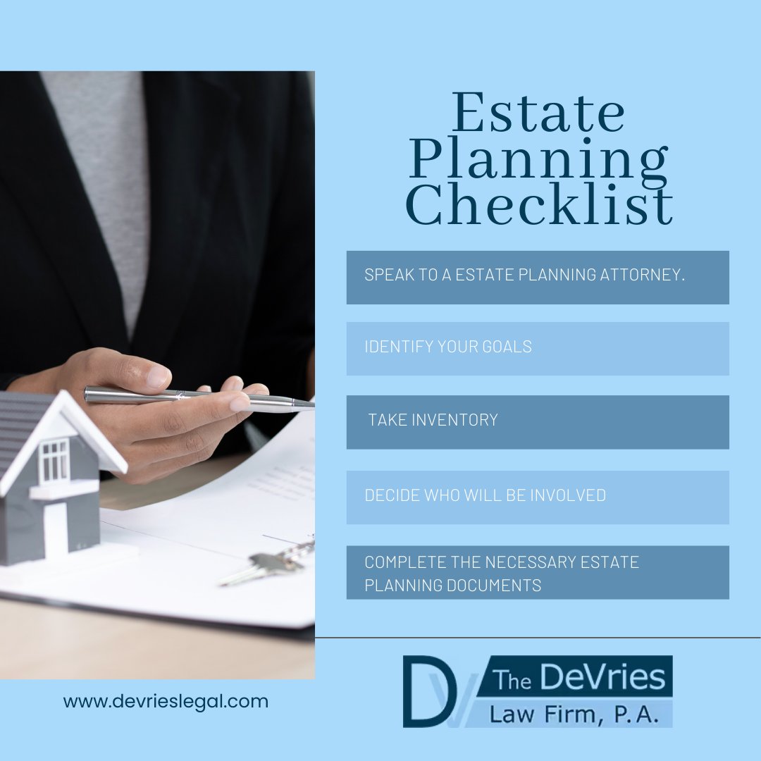 Don't leave your loved ones without a plan. Follow this estate planning checklist to ensure their protection and peace of mind.' #estateplanning #checklist #protectyourfamily