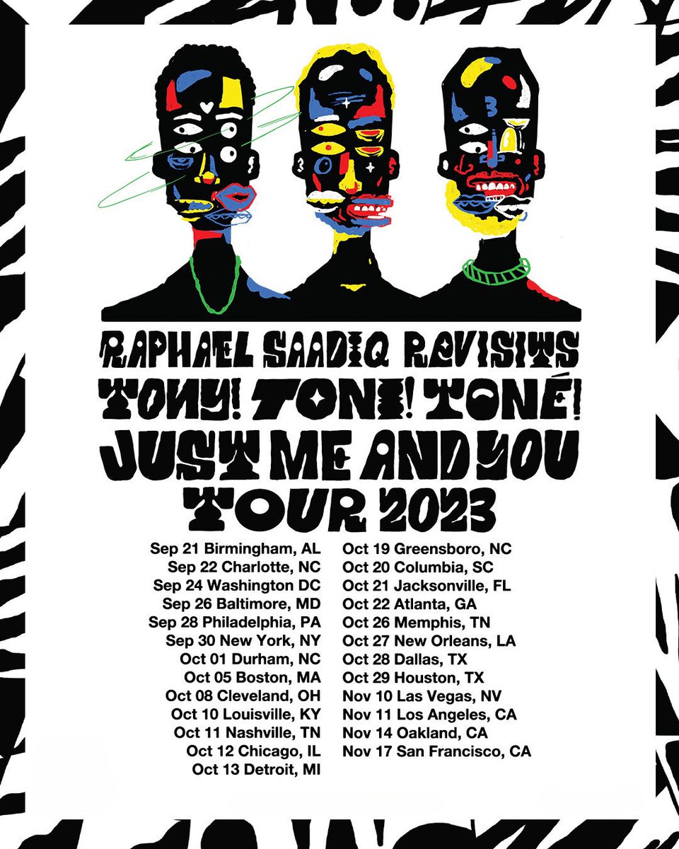 Raphael Saadiq Revisits Tony! Toni! Toné Just Me and You Tour. General on sale this Friday. Sign up for pre-sale access: raphaelsaadiqmusic.com