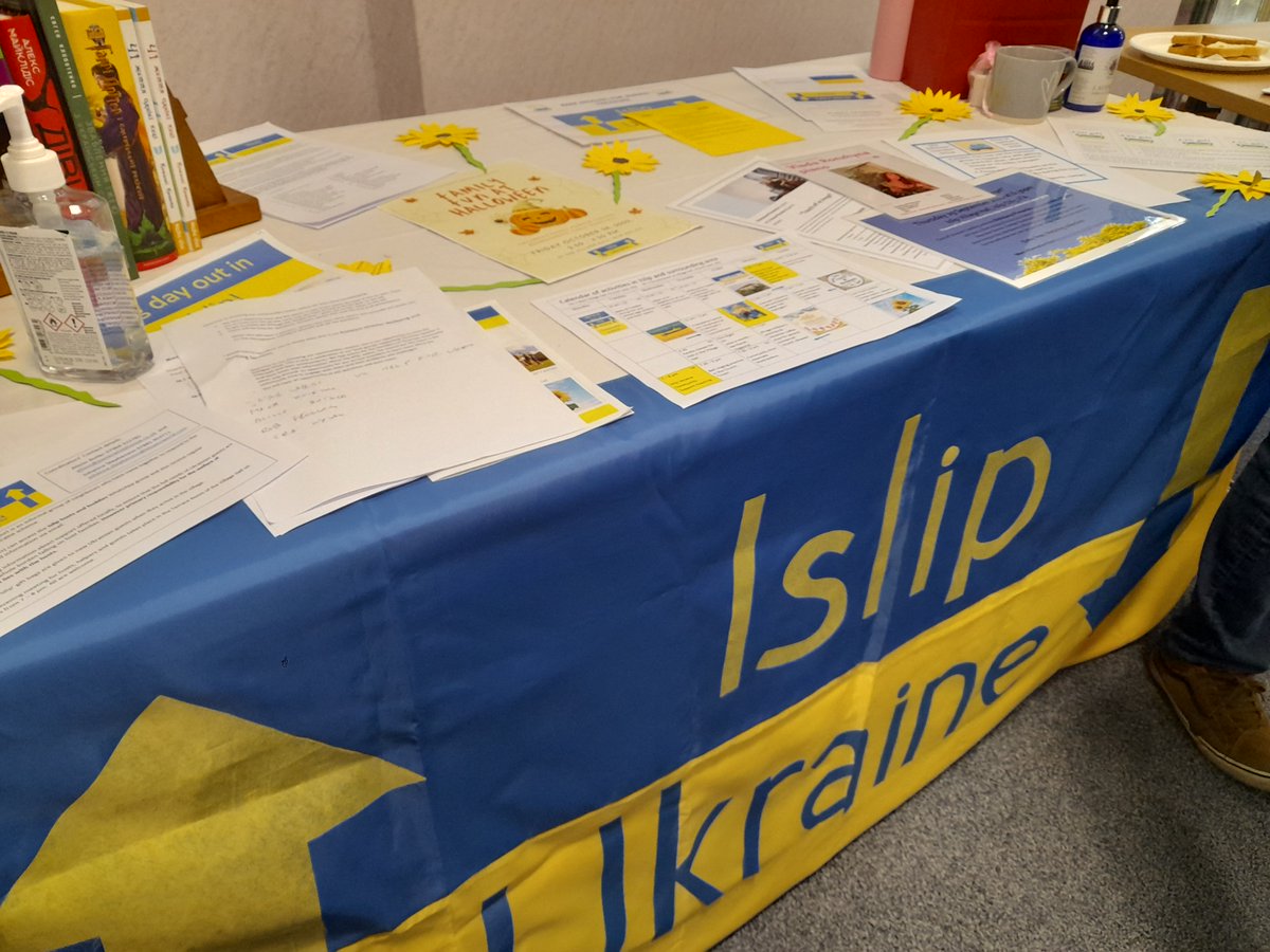Thanks to Michal and all @Cherwellcouncil for inviting us to today's Knowing Our Communities event focusing on the #Ukraine community. Amazing #volunteer-led work by Banbury-based UK Help for Ukraine, Islip Ukraine Community Support and Bicester Ukrainian Community Support🇺🇦👏👏