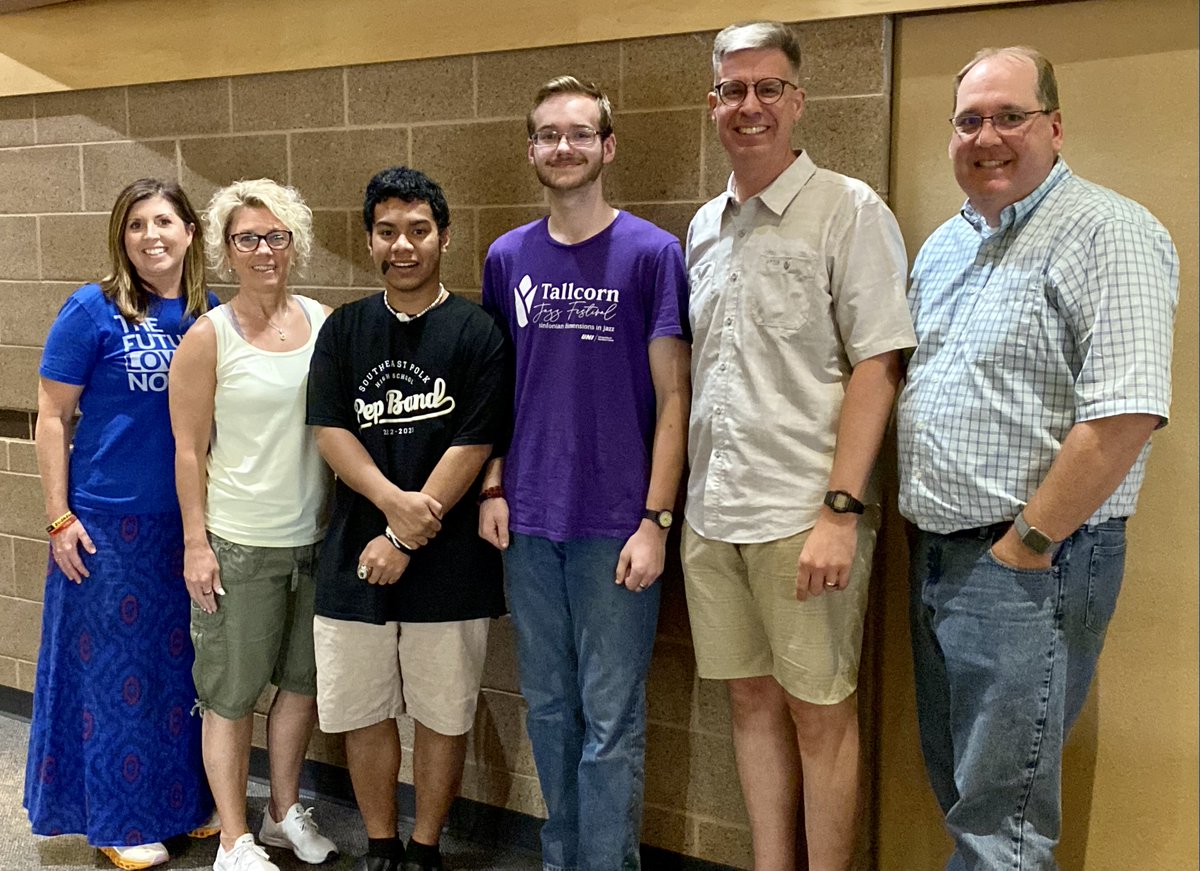 The SEPHS Band Boosters are proud to offer two $500 scholarships to 2 students pursuing music in college. This year's recipients are Remanuel Narruhn and Nathaniel Combs, both attending Drake University. Congratulations! #1SEP <a href="/SEPolkRams/">Southeast Polk Rams</a> <a href="/SEPSchools/">SEP Schools</a>