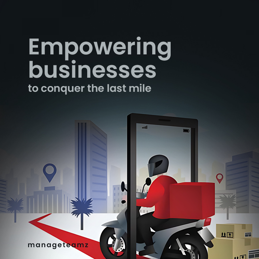 Experience unparalleled efficiency and reliability. Seamlessly #Track, #OptimizeRoutes, enhance customer experience and stay ahead of the competition. Transform your #DeliveryOperations today!

Explore More: bit.ly/43UXKyr

#Manageteamz #LastMileDeliverySoftware