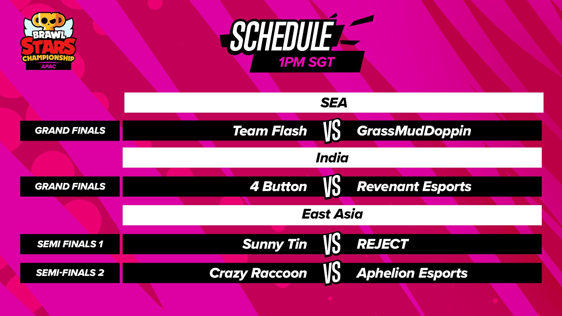 Brawl Stars Esports on X: This weekend we're BACK with the Brawl Stars  Championship June Monthly Finals! 🔥 Saturday kicks off at 5am UTC with  APAC & EMEA Sunday at 3pm UTC