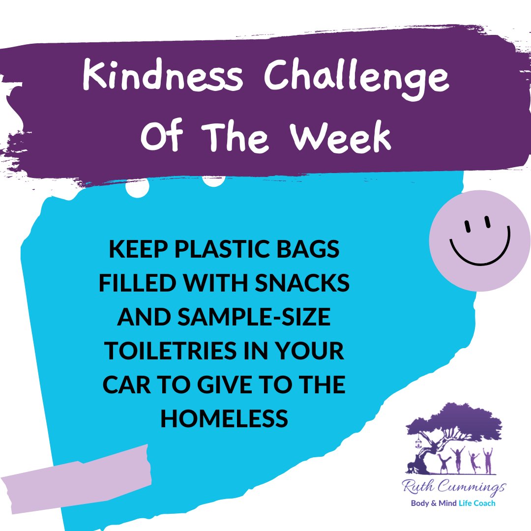 Spread compassion on wheels!

This week's #KindnessChallenge is all about keeping plastic bags filled with snacks and sample-size toiletries in your car to help those in need. 

Let's make a difference, one small act of kindness at a time. 

#ShareTheLove #HomelessnessSupport