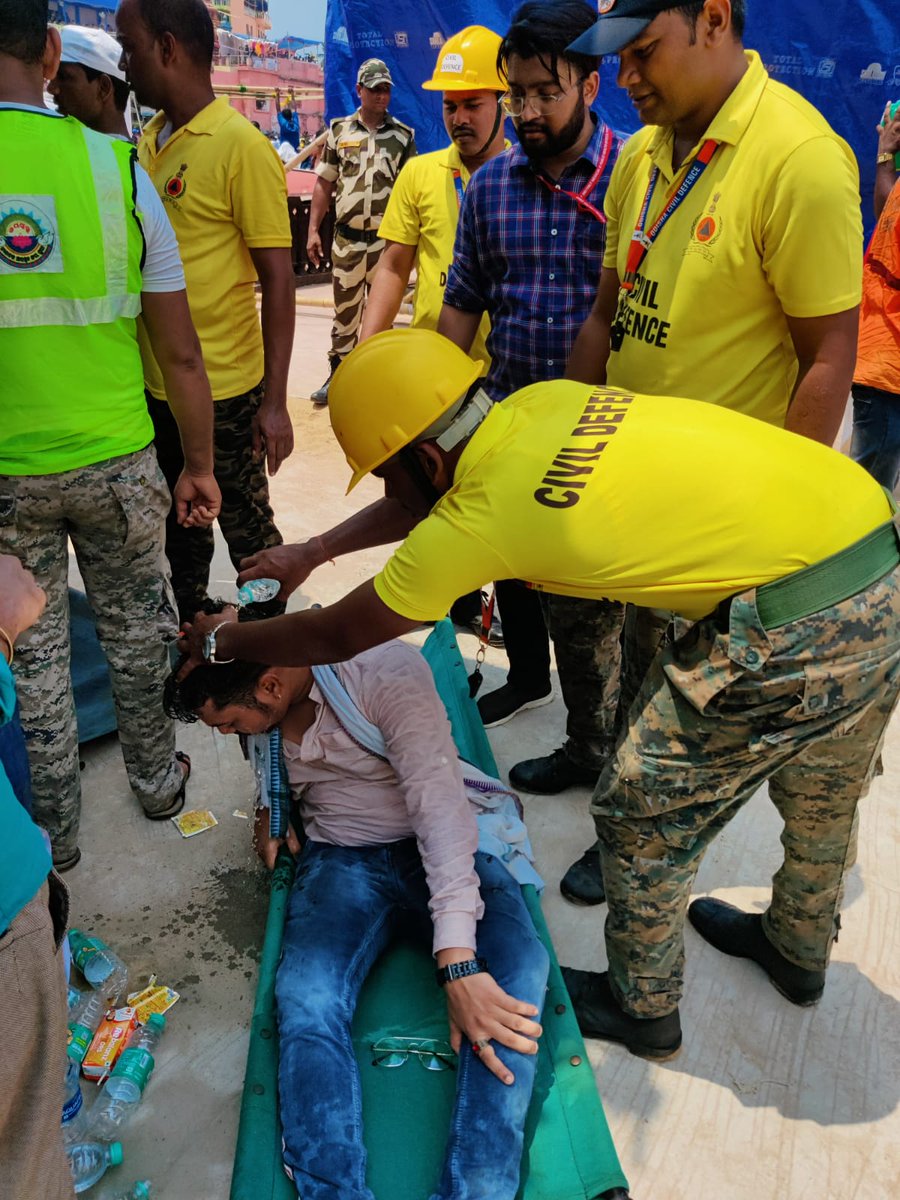 DefenceOdisha's tweet image. Five Platoons Civil Defene Deployed at Puri Rathayatra for emergency Rescue, Crowd Management, First Aid Service etc. @osdmaodisha @CMO_Odisha @PMOIndia @ndmaindia @OdishaFS_HGs_CD @purirathyatra @SJTA_Puri @DeocPuri @IPR_Odisha @homeodisha @SecyChief @DMKhordha