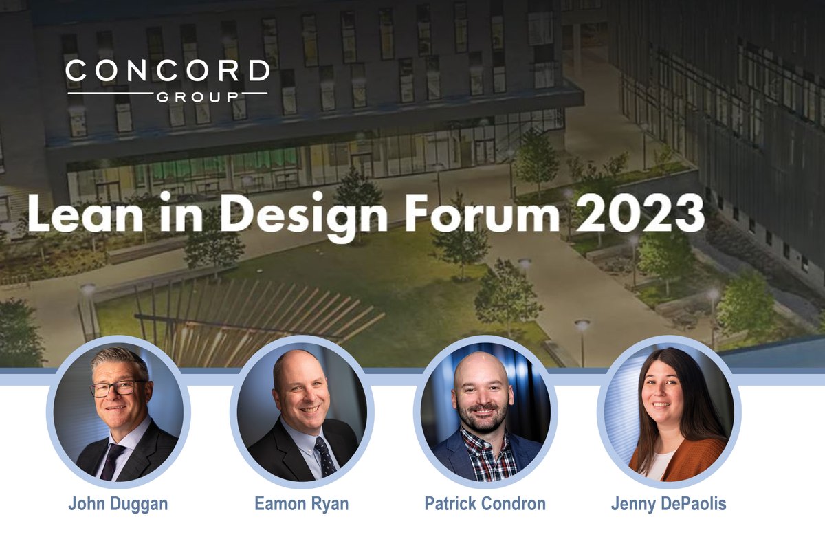ConcordG's tweet photo. We are excited to see everyone at the LEAN IN DESIGN FORUM 2023 in Chicago this week!  

Look out for our representatives, @jdugganmke, @eryanconcord, @PCondronConcord and @jdepaolis015!  

#design #education #networking #leanconstruction #chicago #chicagoevents #leandesign https://t.co/nBByd9a52n