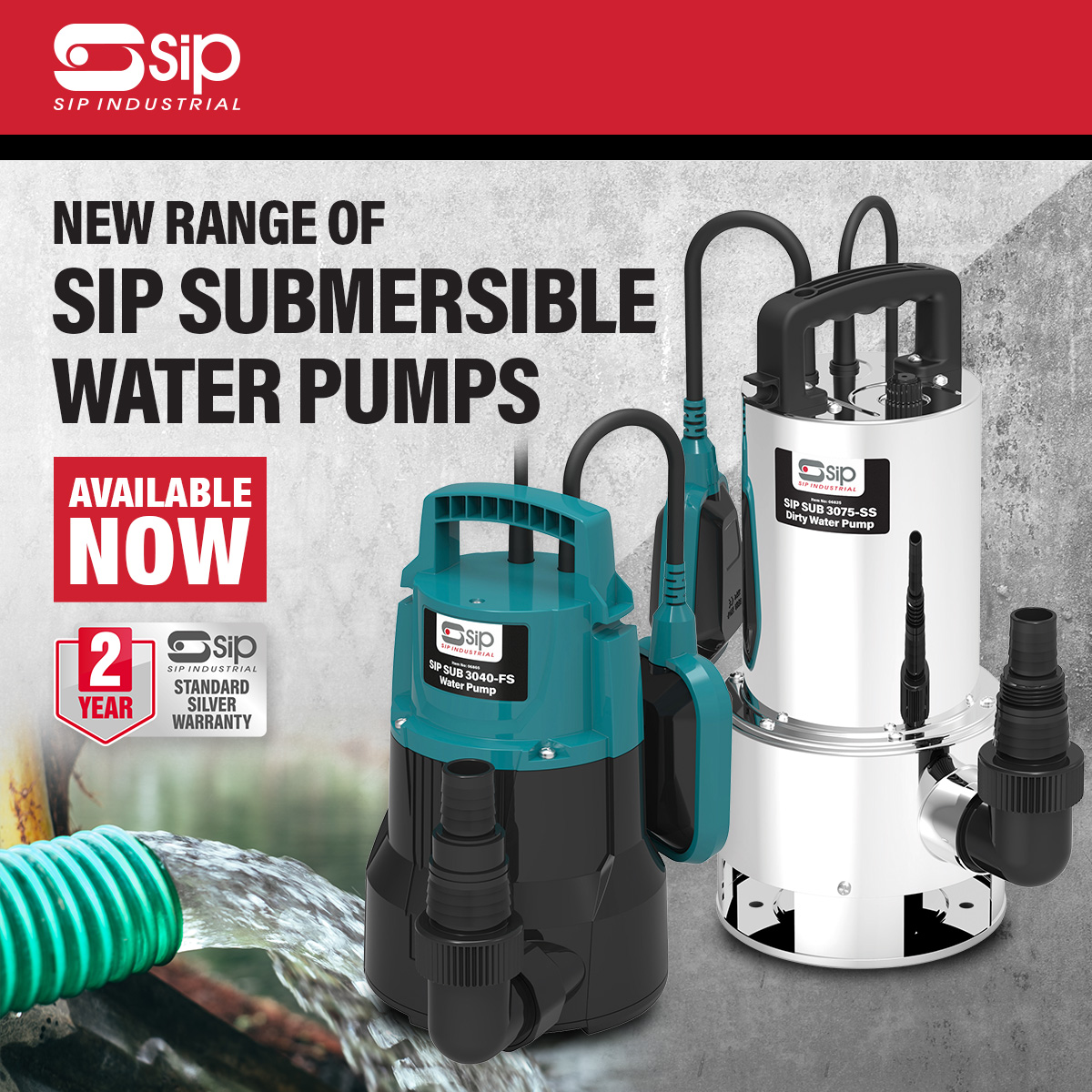 sipindustrial's tweet photo. Heavy rain has sparked floods across parts of the UK today, ahead of another heatwave next weekend! 💦 

Our 𝗡𝗘𝗪 range of submersible water pumps can help with any standing water that may occur!

👉 https://t.co/g71e0bRUxG

#Rain #BadWeather #Floods #Flooding #SIPIndustrial https://t.co/kYPBbQq5rt