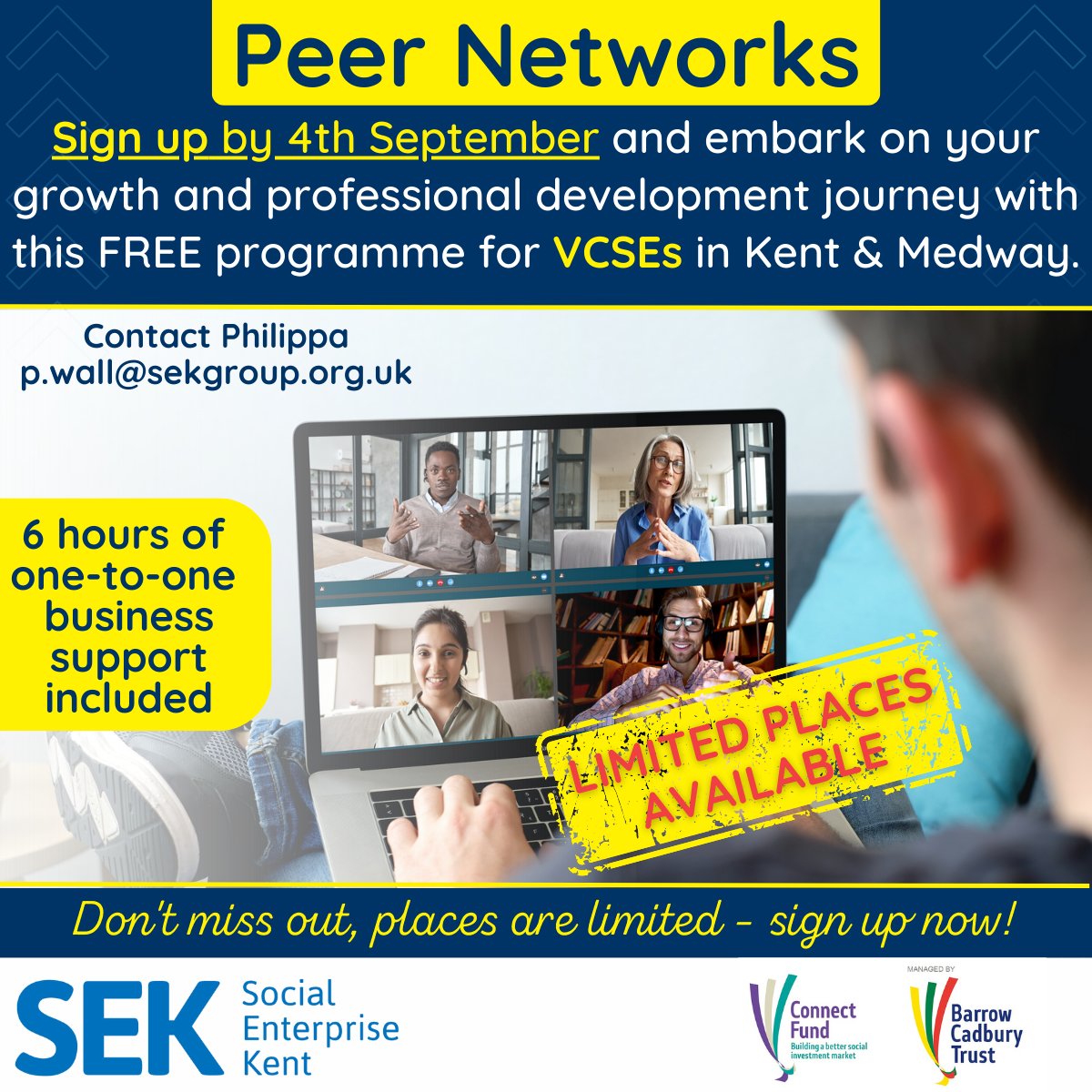 SocEntKent's tweet photo. Want to diversify your income streams and enhance your social impact? Look no further! Peer Networks offers expert guidance on trading, financial planning, fundraising, and more. Take your VCSE to new heights. Enrol today! #PeerNetworks #SocialImpact
https://t.co/dXZ9YxLw1q https://t.co/twPzDBgAnY