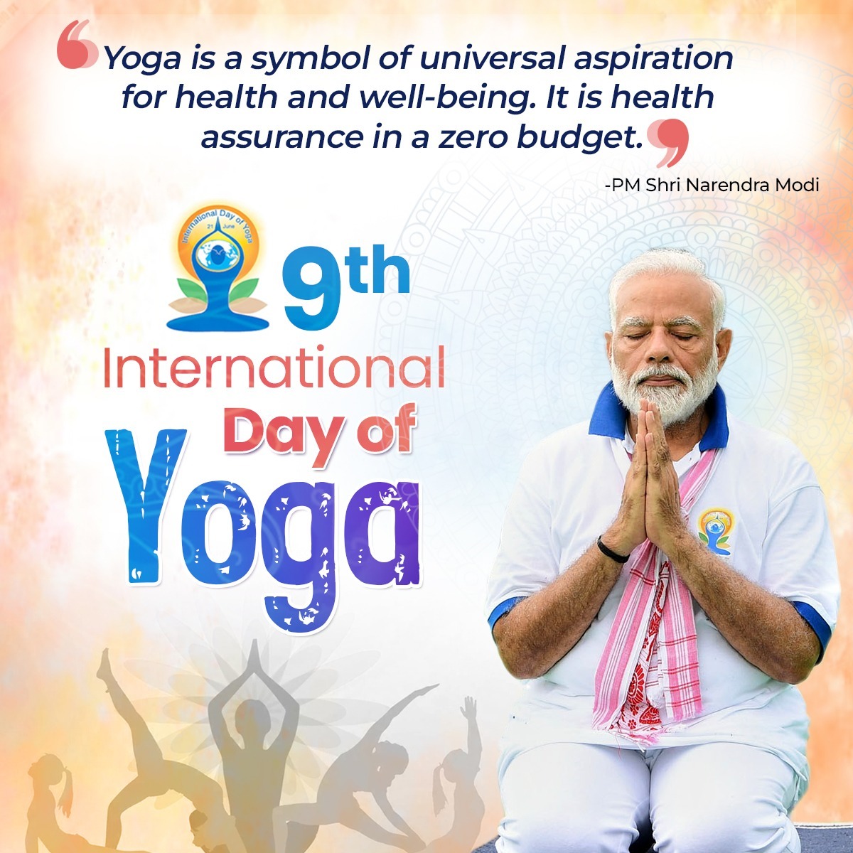 BJP on X: Let's celebrate the 9th International Yoga Day and