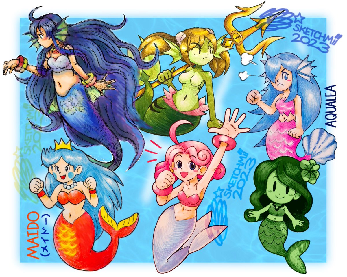IT’S A MERMAID MASHUP!!

Since the Summer season is approaching, I thought it was the perfect time to show off these Aquatic beauties!

Who’s your favorite mermaid character?
#Nintendo #PuyoPuyo #ぷよぷよ #Shantae #LegendofZelda #ゼルダの伝説 #Wario #ワリオ