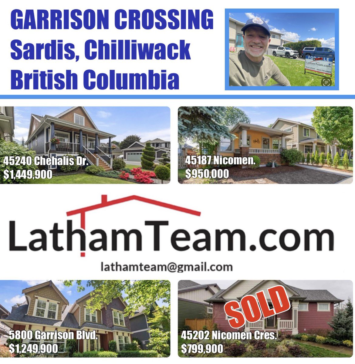 One of the nicest communities in Chilliwack. Come and check out the amenities, shopping and green spaces in this family friendly and very well planned community. 😀👍 #bradlatham #stevelatham #brucefournier #openhouse #chilliwackbc #remax #remaxchilliwack #garrison