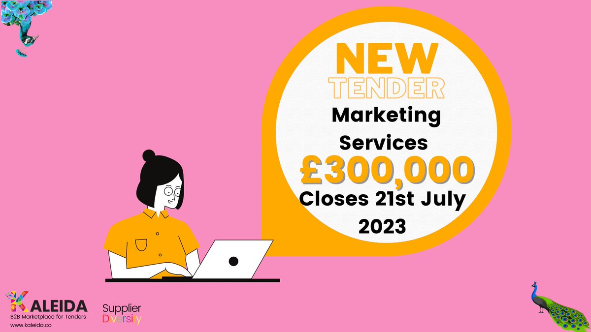 Can your business solve for this marketing tender opportunity?

#uksmallbusiness #uksmallbusinesses #smallbusinessuk #b2bsales #b2bcontent #business2business #procurement #uksmallbiz #supplychains #businessdirectory #supportsmallbusiness #smeuk #Coventry