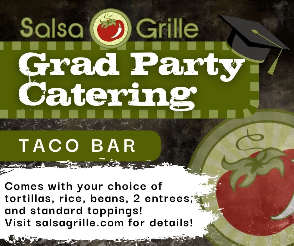 Skip the cooking and order one of our delicious Taco Bar for your upcoming grad party!

#TacoBar #LocallyOwned #Catering