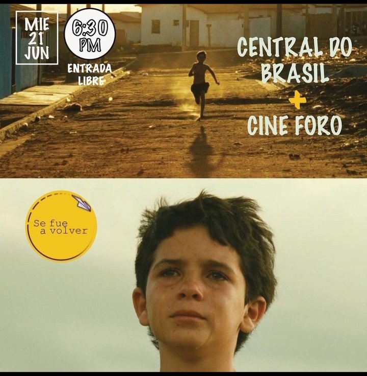 sefue_avolver's tweet photo. Dentro del ciclo #cineforo del #nostos abordaremos la película #CentralDoBrasil, una crónica testimonial del otro Brasil. 
La ética en tela de juicio y el folclore estarán mezclados en este drama de Walter Salles 
VEN ESTE MIÉRCOLES a nuestra #CasaCultural #SeFueAVolver 18h30 https://t.co/0nwQjnBC9Y
