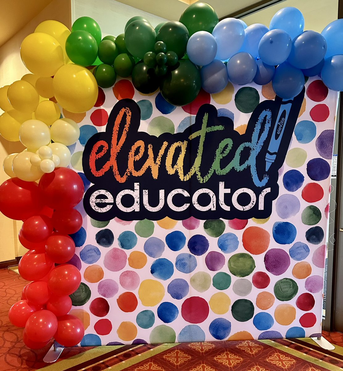 TJDavisACE's tweet photo. It’s day 3 of #ElevateYourClassroom in Nashville! Stop by to see why @Newsweek ranked @ACEedu as #2 on their list of top online colleges of 2023! And wow, does Koo Koo Kangaroo know how to get a conference started! #ElevateNashville✏️ #KooKooKangaroo🦘 #EarlyChildhoodEducation👩🏼‍🏫 https://t.co/TZTWx4X8uK