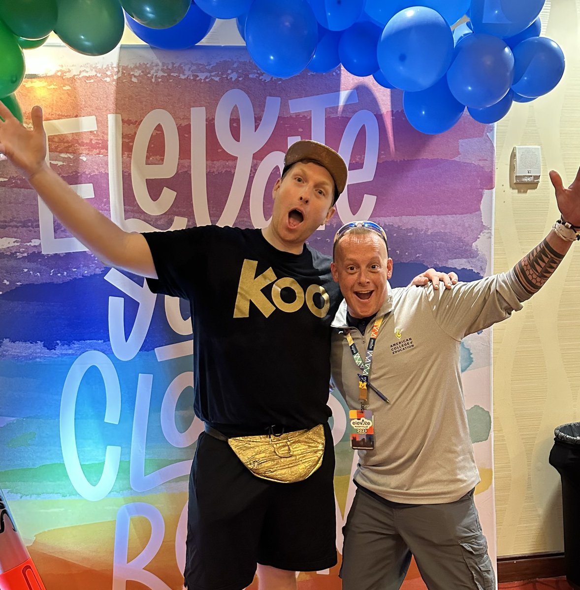 TJDavisACE's tweet photo. It’s day 3 of #ElevateYourClassroom in Nashville! Stop by to see why @Newsweek ranked @ACEedu as #2 on their list of top online colleges of 2023! And wow, does Koo Koo Kangaroo know how to get a conference started! #ElevateNashville✏️ #KooKooKangaroo🦘 #EarlyChildhoodEducation👩🏼‍🏫 https://t.co/TZTWx4X8uK