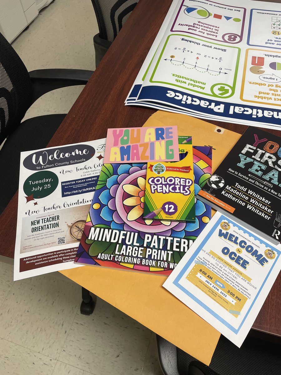 Sending a little something to our new staff. 💙💛 🎁 
We are so excited that they chose <a href="/OceeElem/">Ocee Elementary School</a> and <a href="/FultonCoSchools/">FultonCountySchools</a>!! <a href="/FultonZone6/">Brian P Downey</a>