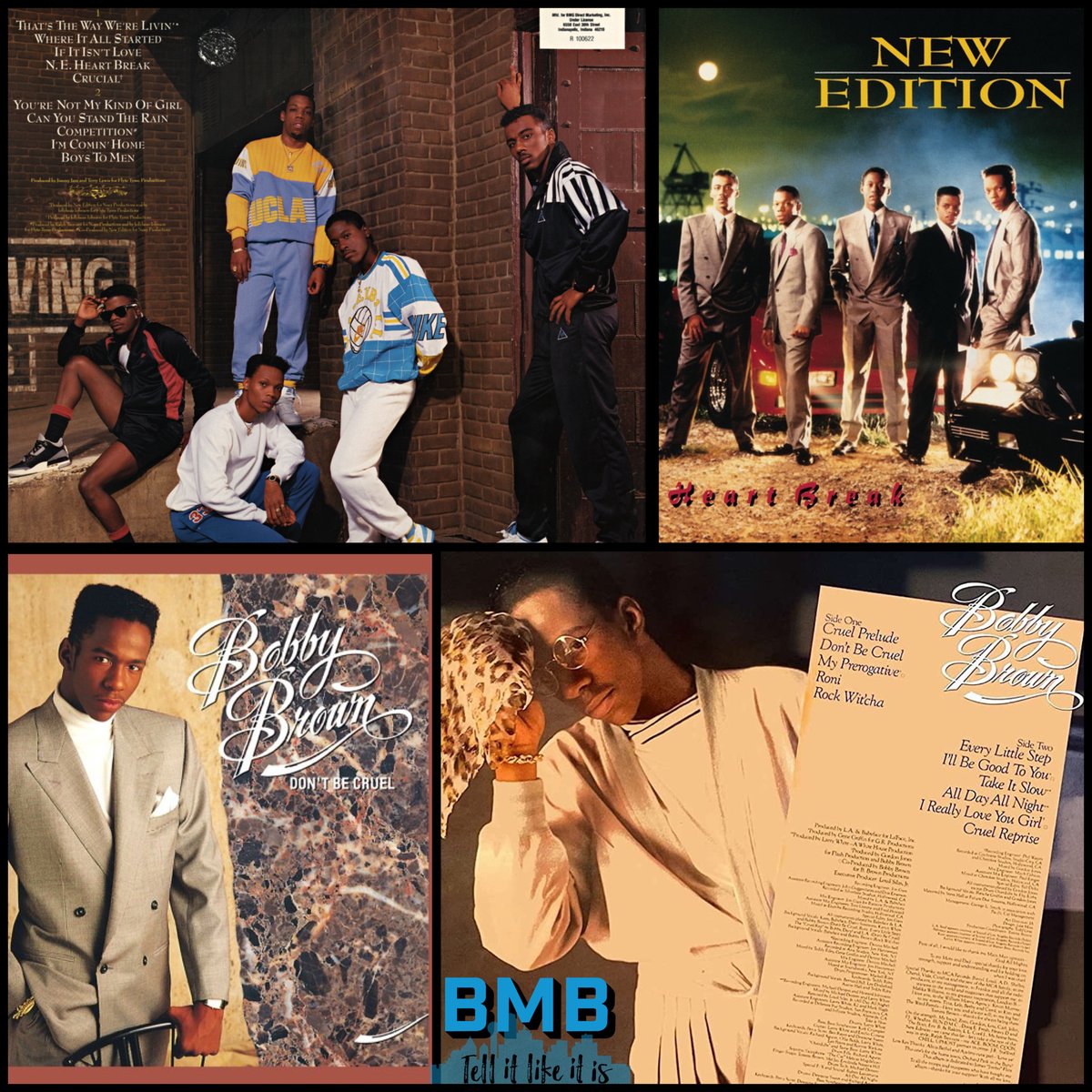#OTD in #1988 “Don’t Be Cruel” by #BobbyBrown “Heartbreak” by #NewEdition and were released on June 20, 1988. Both albums were certified multi-platinum. 1988 was a great year for New Jack Swing & R&B!!
#music #olschool #newjackswing #rnb