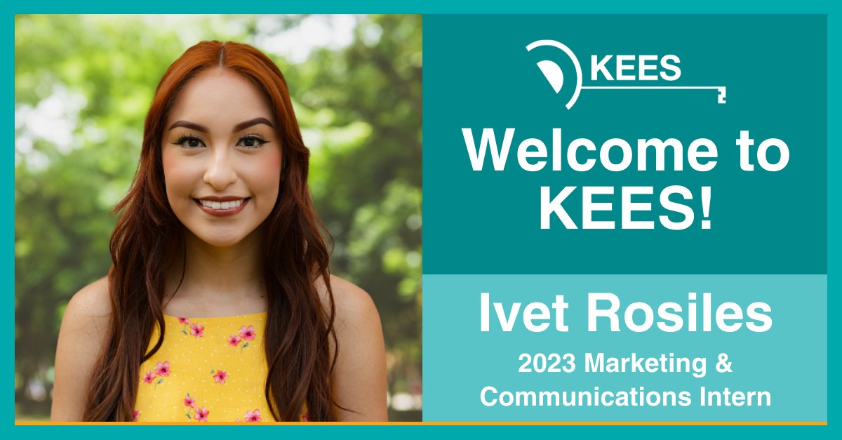 kees2success's tweet photo. #KEES welcomes our 2023 Summer Marketing and Communications Intern! @rosiles02, a student at @JolietJrCollege, will work alongside the KEES team to support several marketing initiatives. Please join us in welcoming and congratulating Ivet! https://t.co/7boMrCTuey

#SummerInterns https://t.co/Qpc1RVqsUD