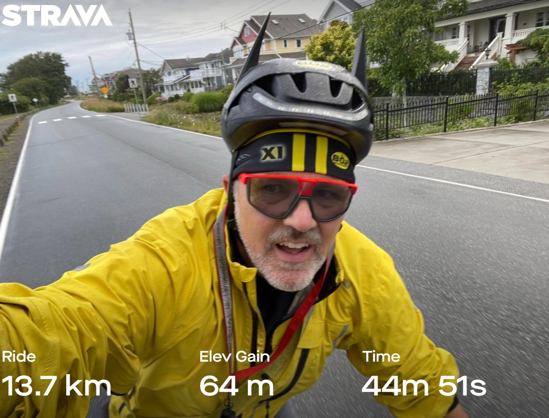 RichmondEndo's tweet photo. Who would have thought raising money for oral cancer research would be such a pain in the back? This is my first commute to work since the end of March and it is dedicated to the one and only Won Kyu William Kim! https://t.co/2kzC3rj1WH
#tourdecurebc
#gobybikebc #Diadent https://t.co/czcFloFj4W