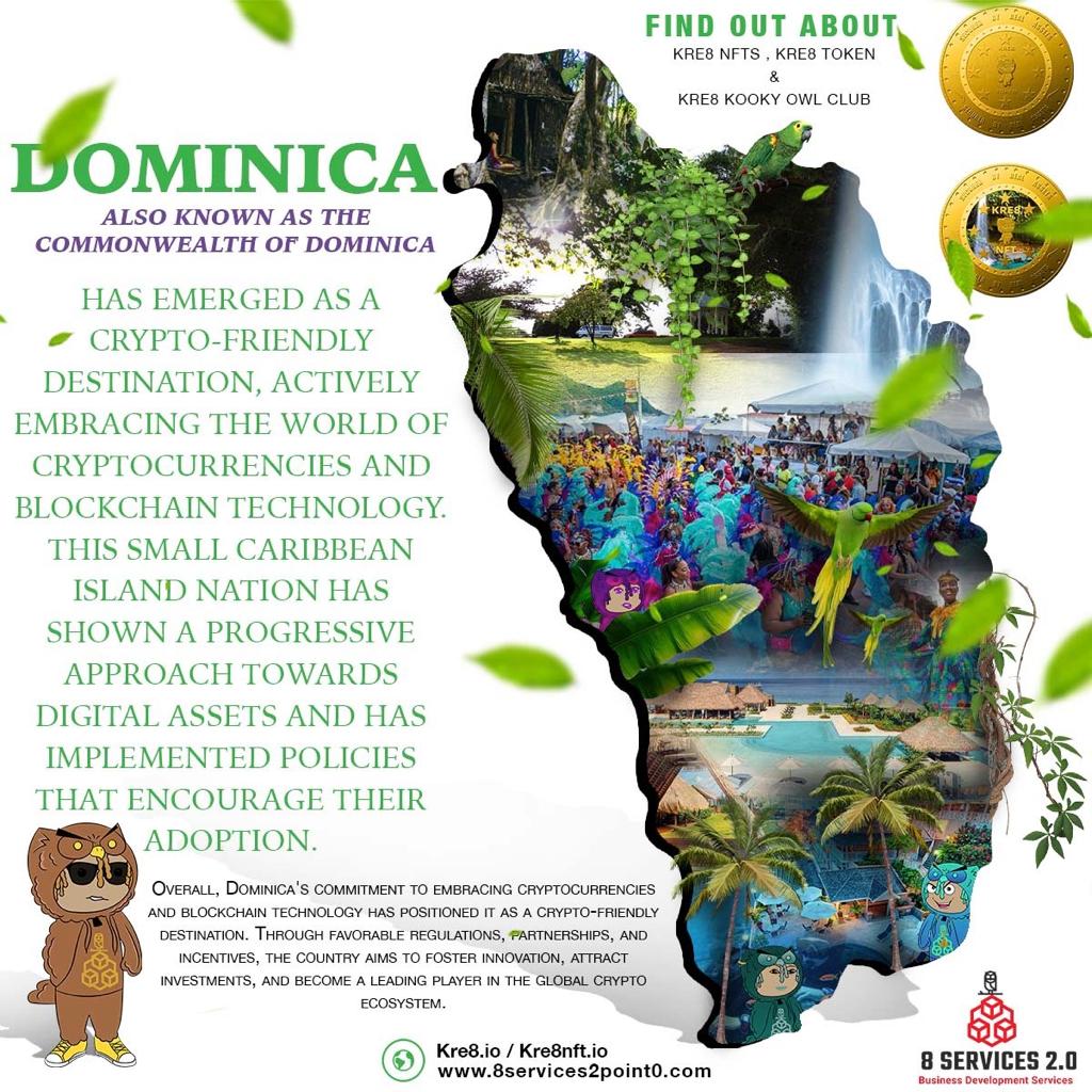 Discover the hidden gem of the Caribbean!🌴Dominica, where natural beauty meets crypto innovation. Embrace the future of finance while exploring lush rainforests and pristine beaches.🏖️ #Dominica #CryptoFriendlyParadise #IslandInnovation #CaribbeanCrypto #NatureMeetsBlockchain