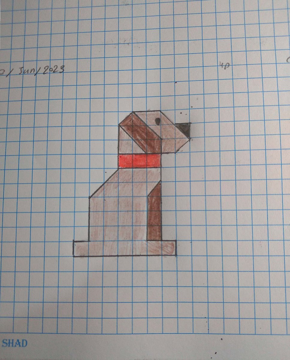 MasumehKhederz1's tweet photo. Easy dog pixel art on graph paper
You can see tutorial in youtube channel
https://t.co/gdpxFrSXJO
#simple #draw_line_pen #pixel #pixelart #drawingeasy #pencildrawing #linedrawing #graphpaper #drawingchallenge #drawingtutorial #drawingart https://t.co/7bkiKhGTA5