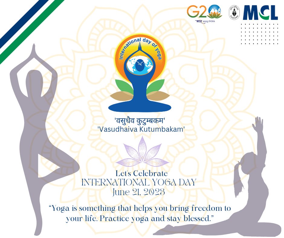 Let's celebrate #InternationalDayofYoga2023 and unlock fitness potential by practicing #Yoga daily.
#HarAanganYoga
#YogaforVasudhaivaKutumbakam