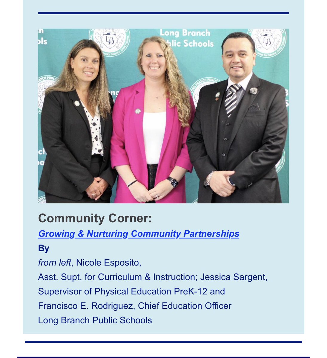 Excited to be published in the <a href="/NJASANews/">NJASA</a>  On Target - Online Publication Community Corner alongside @lbsuptrodriguez and <a href="/lbpsEsposito/">Nicole Esposito</a> 

<a href="/NJPSA/">NJPSA</a>
