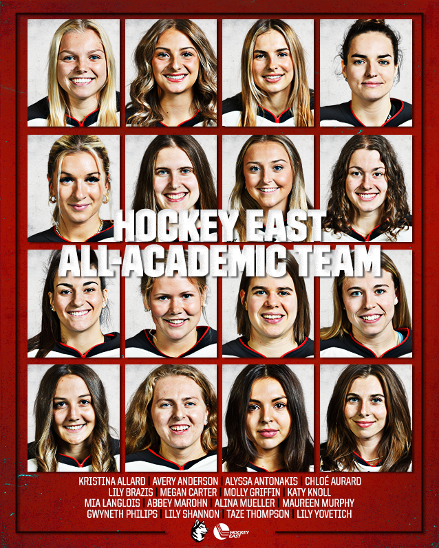 Putting the student in student-athlete. 

Proud of our 1⃣6⃣ <a href="/hockey_east/">Hockey East</a> All-Academic Team honorees! 

📰: bit.ly/3Nk51B6

#HowlinHuskies