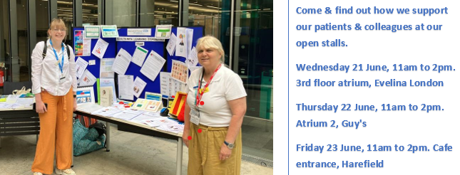 GSTT_ILS's tweet photo. It's Learning Disabilities Awareness week this week and the the Trust @GSTTnhs has various events on that are open to all. Come along, say hi and meet the teams. #LearningDisability https://t.co/E8PDNznl32