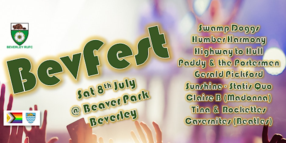 🦫 Bevfest at Beaver Park in a couple of weeks time!

🥳 Some great acts and entertainment...

📻 A few of the <a href="/beverley_fm/">Beverley FM</a> team will be there too

eventbrite.co.uk/e/bevfest-tick…